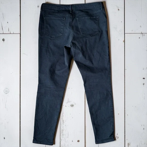 Mossimo Mid Rise Black Jegging Jeans Women Size 10 Short Super Stretch Skinny - Picture 2 of 10